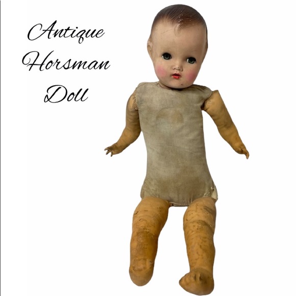 Vintage Doll Horsman Rare Antique Doll Soft Body Collectors Item - Picture 11 of 11